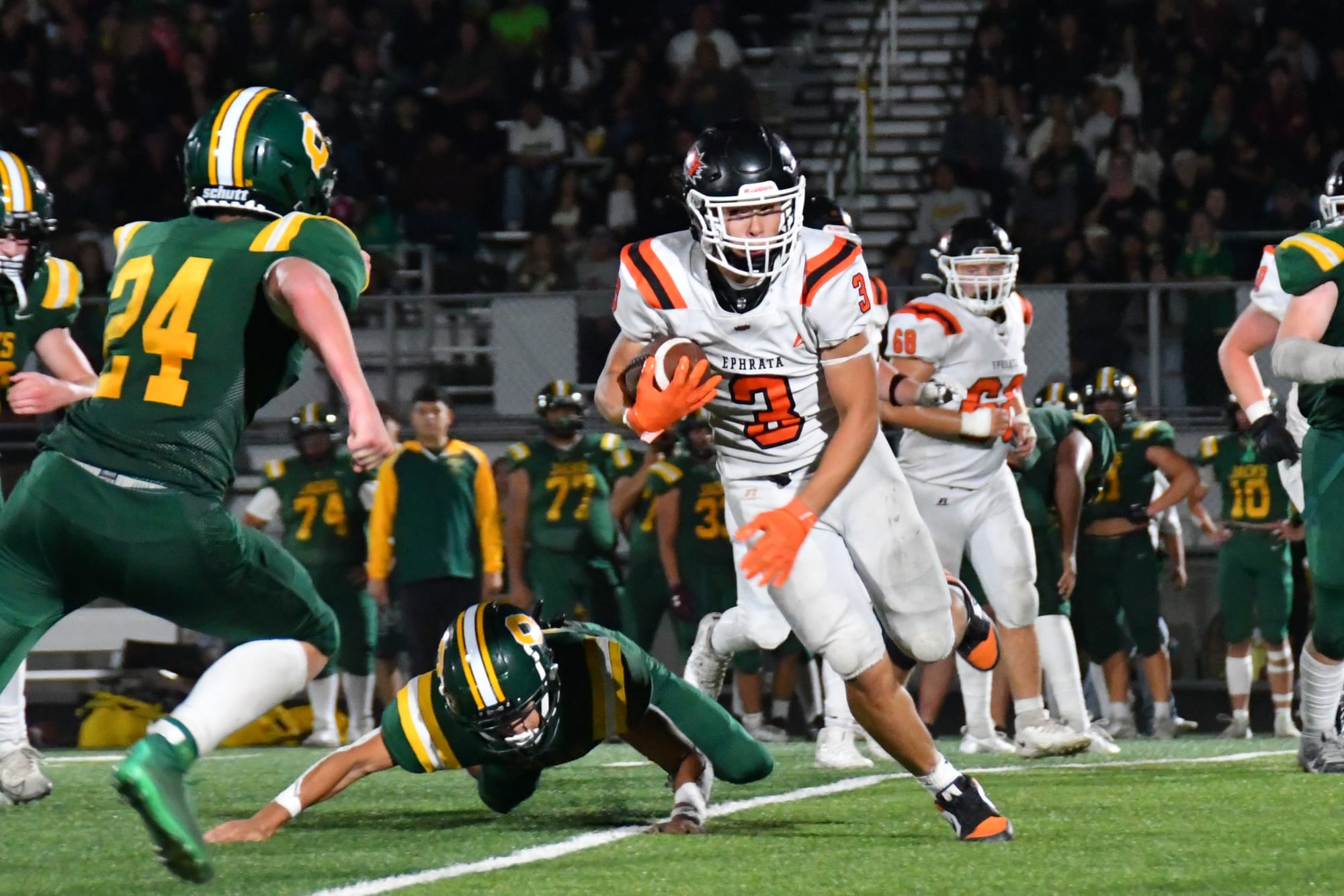 Battle of the Basin belongs to Ephrata: Tigers top Jacks, 49-14