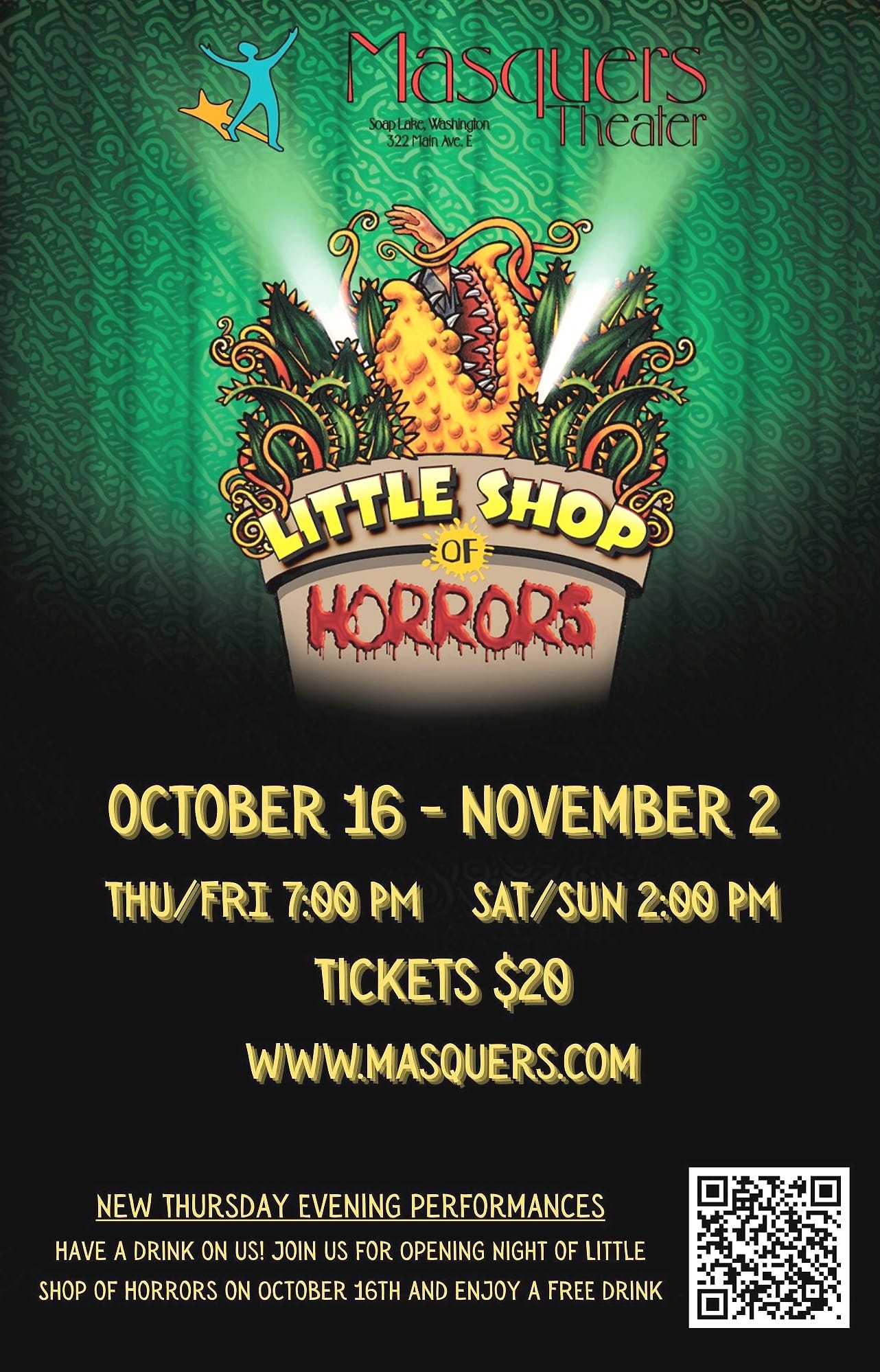 Masquers to stage cult-fave musical ‘Little Shop of Horrors’