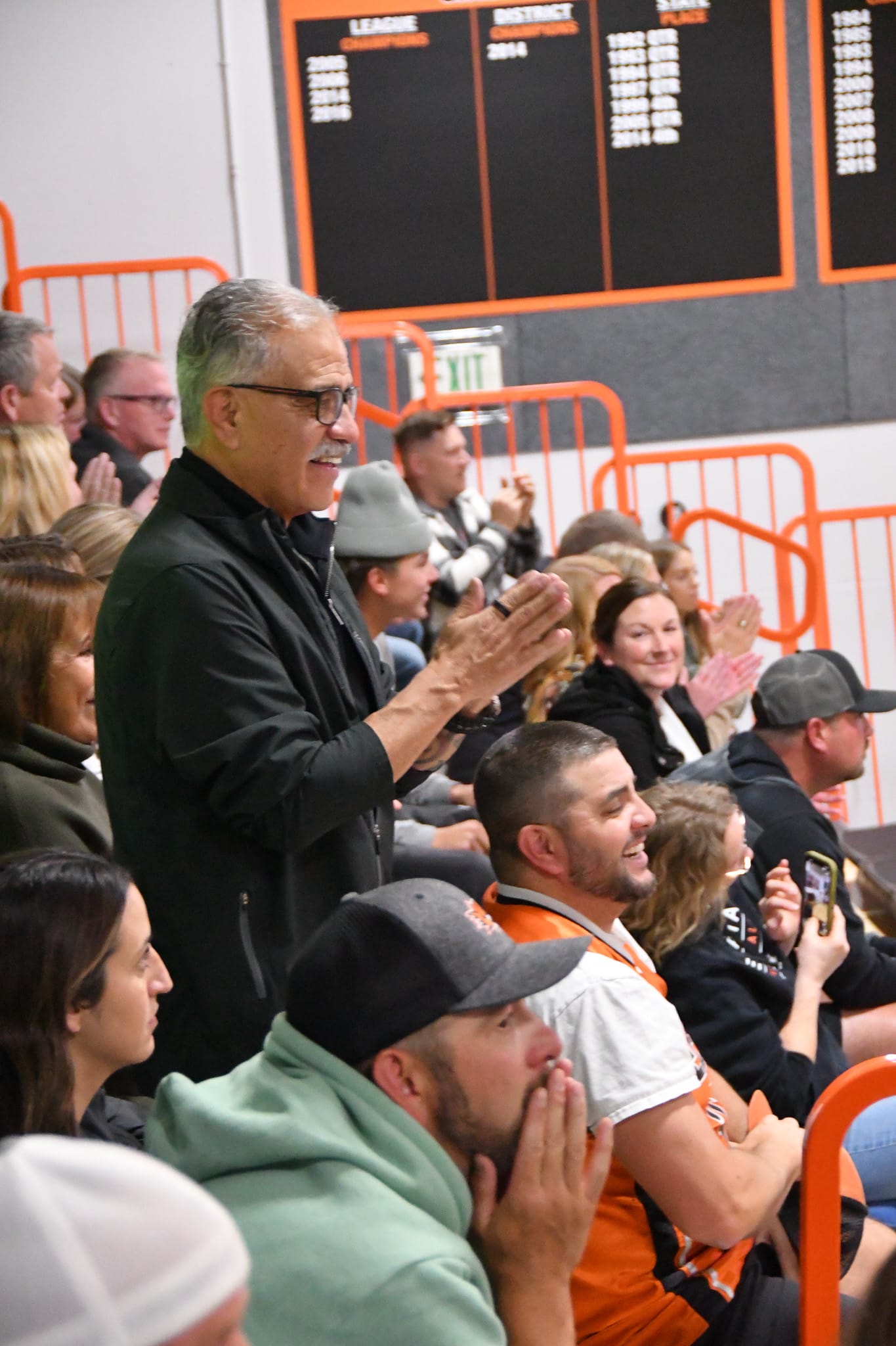 Excitement builds in the stands as Tiger parents celebrate Ephrata’s comeback rally.
