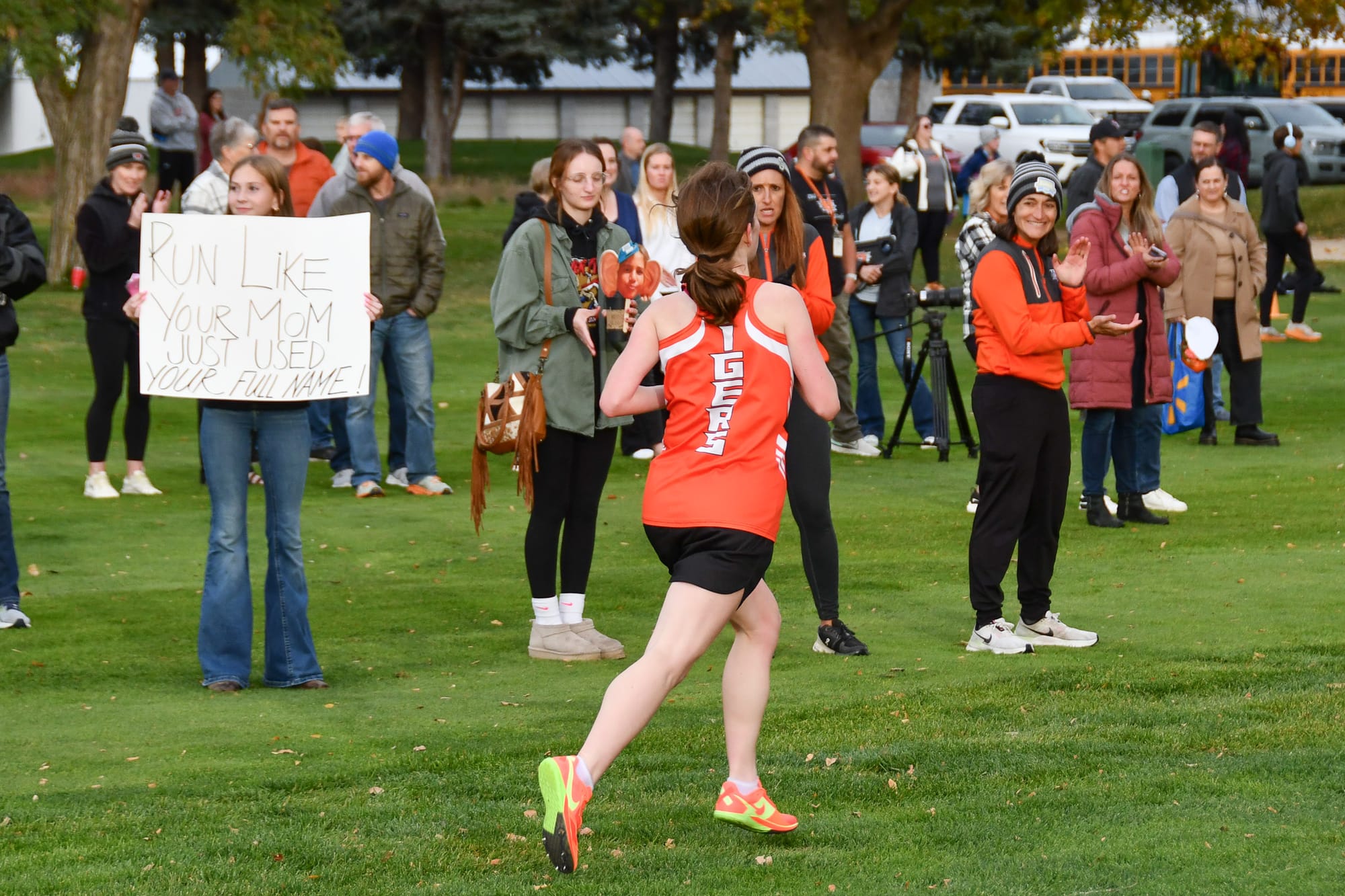 Ephrata’s Sunnie Neff digs deep down the stretch at Lakeview Golf and Country Club, finishing 10th overall.