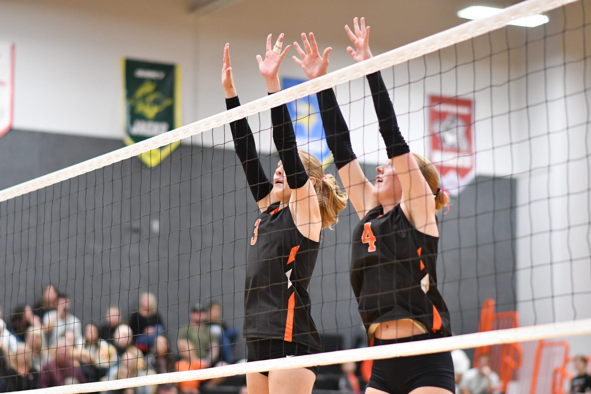 Tiger volleyball roars past Quincy for first win