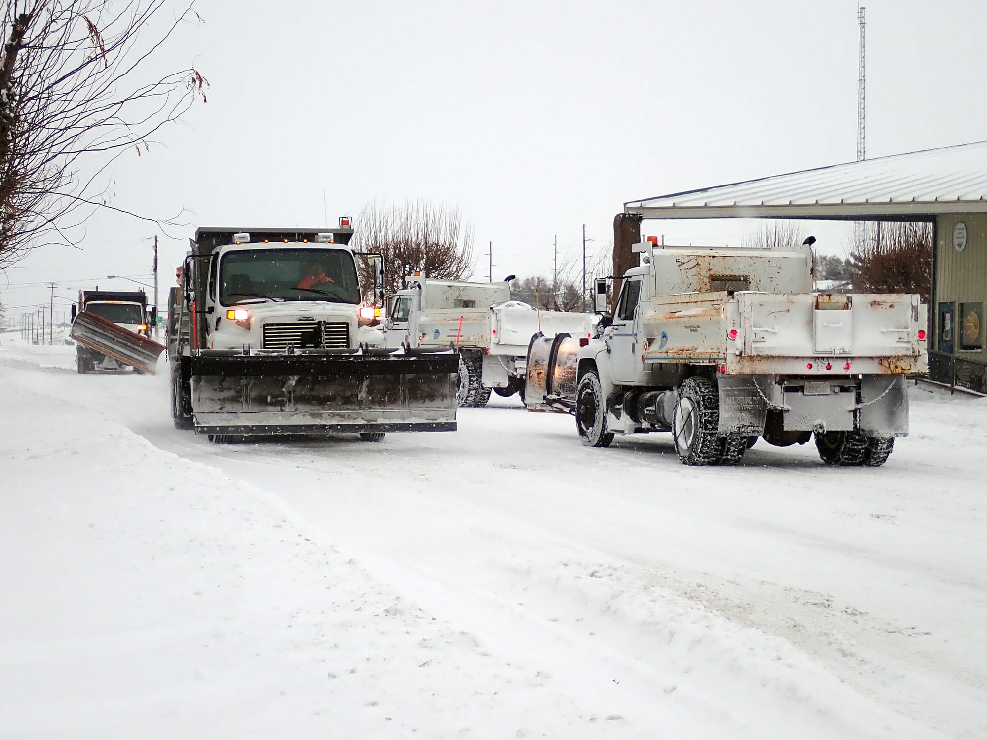 Winter arrives in the Basin. How now snow plow?