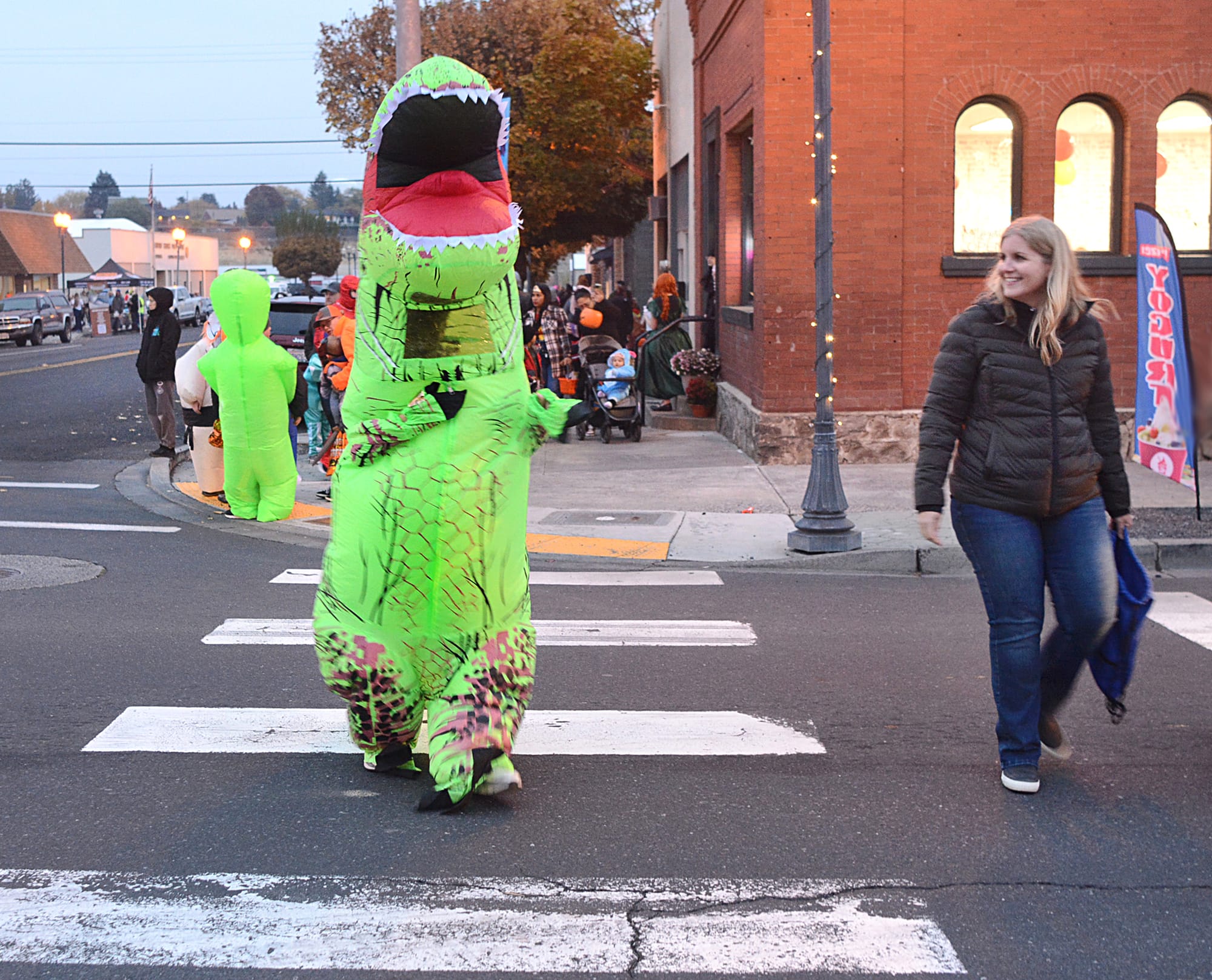 A 'spooktacular' evening for downtown trick-or-treaters