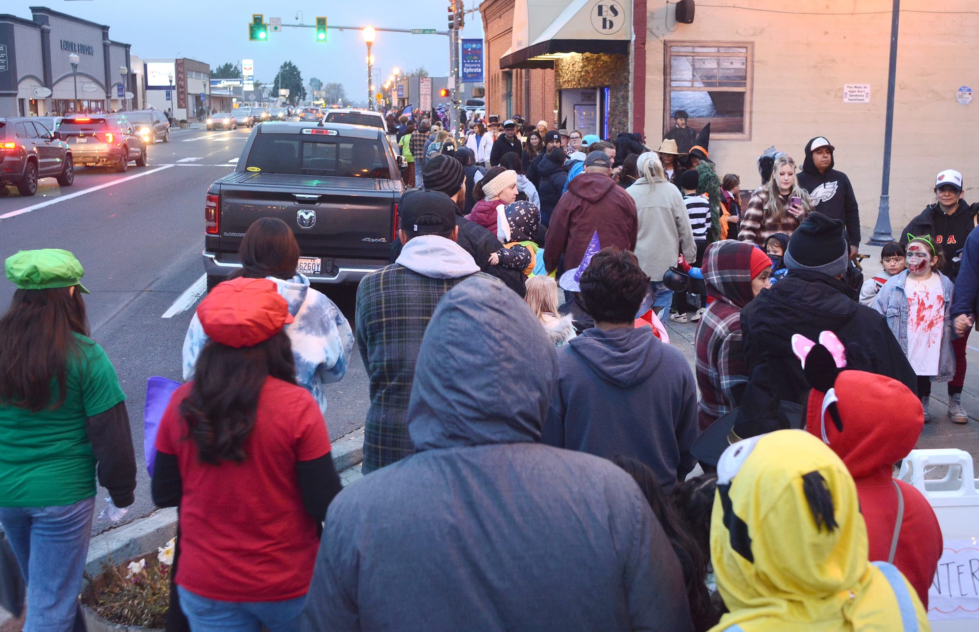 A 'spooktacular' evening for downtown trick-or-treaters