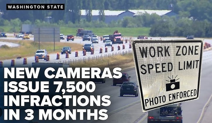 Smile, speeders: you may be on WSDOT’s work zone cameras post image
