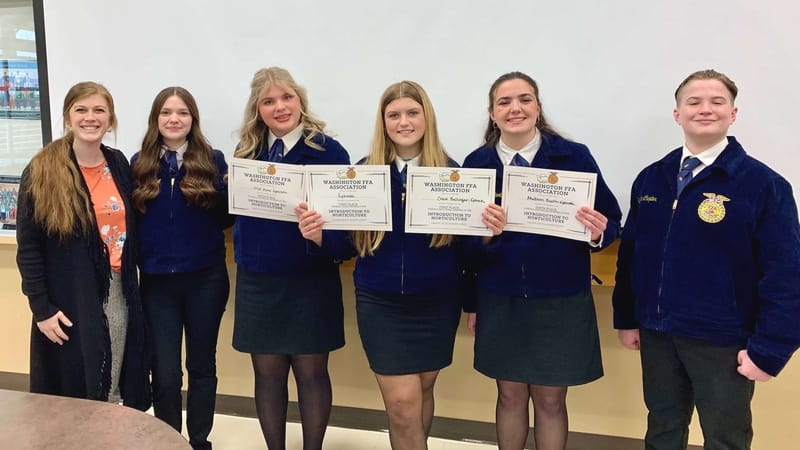 Ephrata FFA teams shine at state competition post image